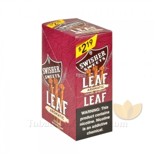 Swisher Sweets Leaf Aromatic Cigars 3 for 2.19 Pre-Priced 10 Packs of 3