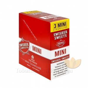 Swisher Sweets Regular Mini Cigarillos 15 Packs of 3