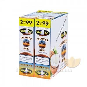White Owl Coconut Rum Cigarillos 99c Pre Priced 30 Packs of 2