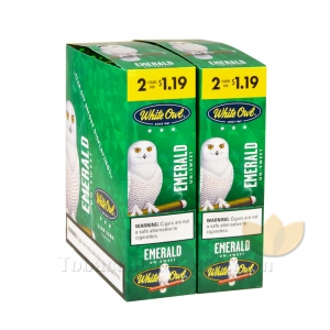 White Owl Emerald Cigarillos 1.19 Pre-Priced 30 Packs of 2