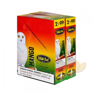 White Owl Mango Cigarillos 99c Pre Priced 30 Packs of 2