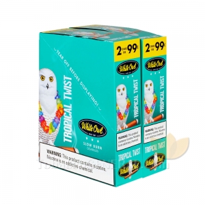 White Owl Tropical Twist Cigarillos 99c Pre Priced 30 Packs of 2