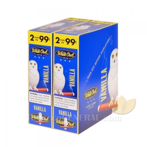 White Owl Vanilla Cigarillos 99c Pre Priced 30 Packs of 2
